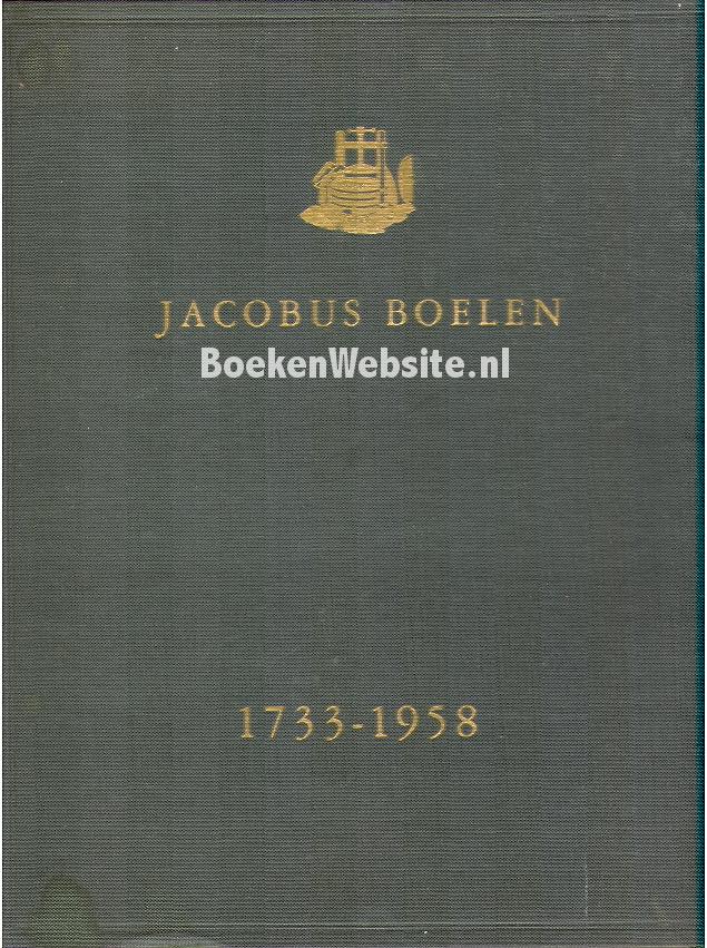 Jacobus Boelen 1733 1958 BoekenWebsite Nl