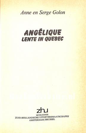 Angelique lente in Quebec