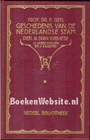 Geschiedenis van de Nederlandsche stam III