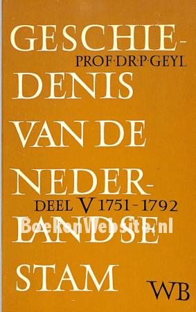 Geschiedenis van de Nederlandse stam V