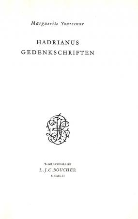 Hadrianus Gedenkschriften