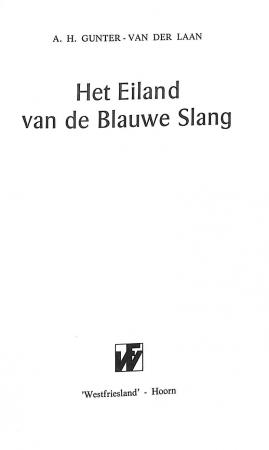 Het eiland van de blauwe slang