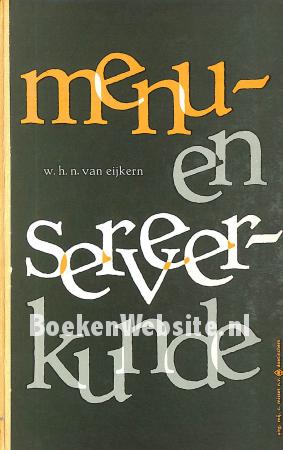 Menu- en serveerkunde II