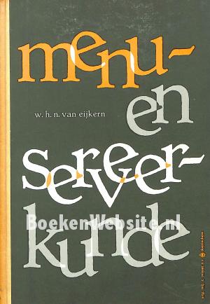 Menu- en serveerkunde III