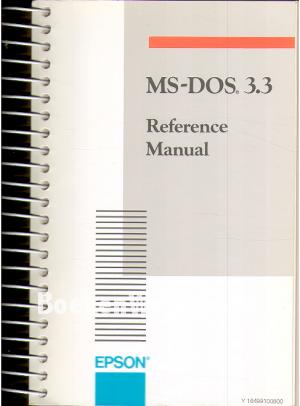 MS-DOS 3.3