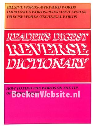 Reader's Digest Reverse Dictionary