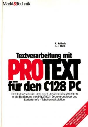 Textverarbeitung mit Protext für den C128PC