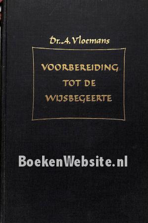 Voorbereiding tot de Wijsbegeerte