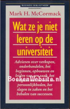 Wat ze je niet leren op de universiteit