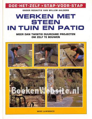 Werken met steen in tuin en patio