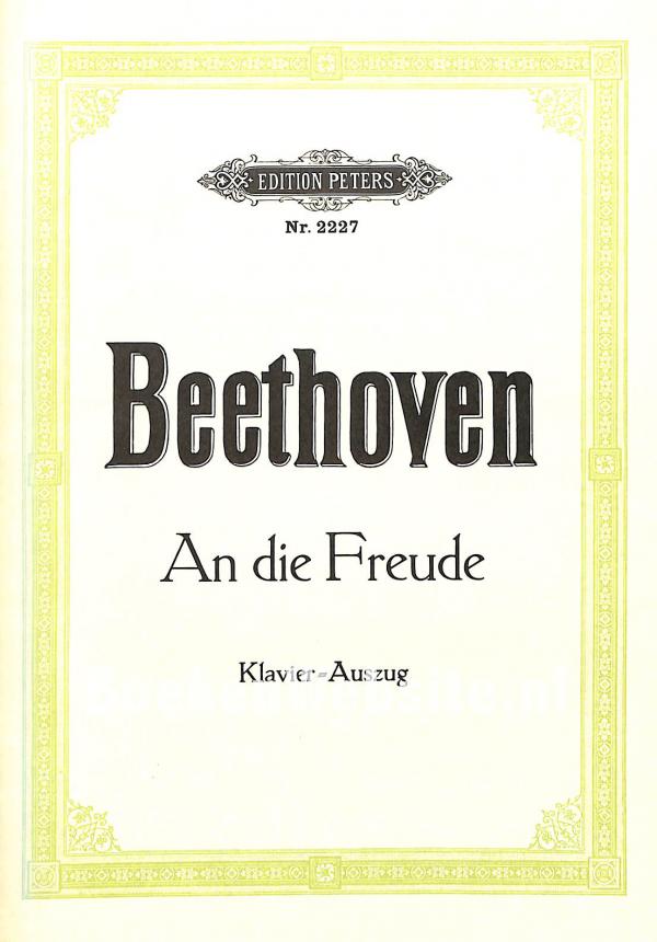 Beethoven, An Die Freude, Beethoven L.von | BoekenWebsite.nl