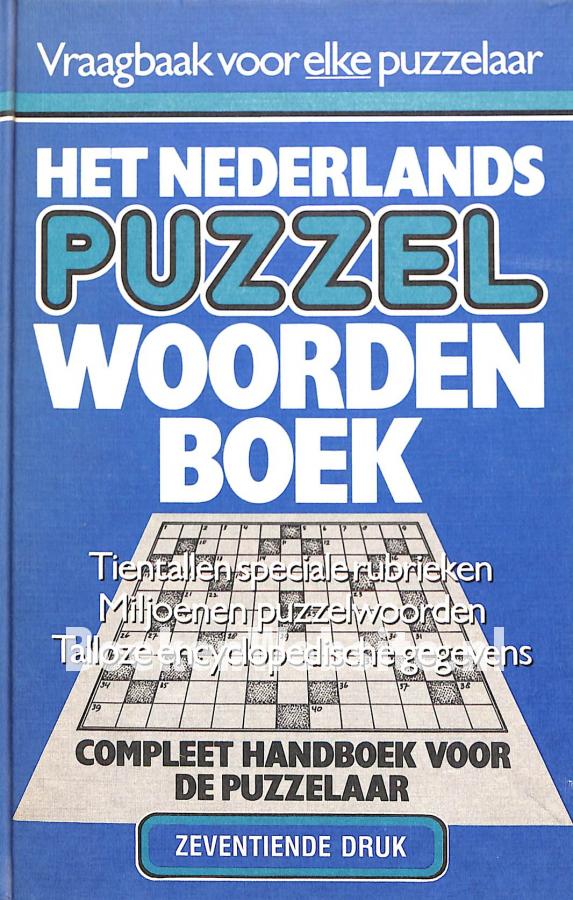 Het Nederlands Puzzelwoordenboek, Bosch Maaike Van Den | BoekenWebsite.nl