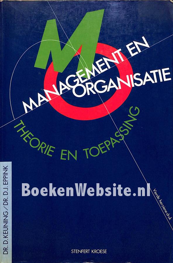 Management En Organisatie, Keuning D. - Eppink D.J. | BoekenWebsite.nl