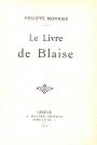 Le Livre de Blaise