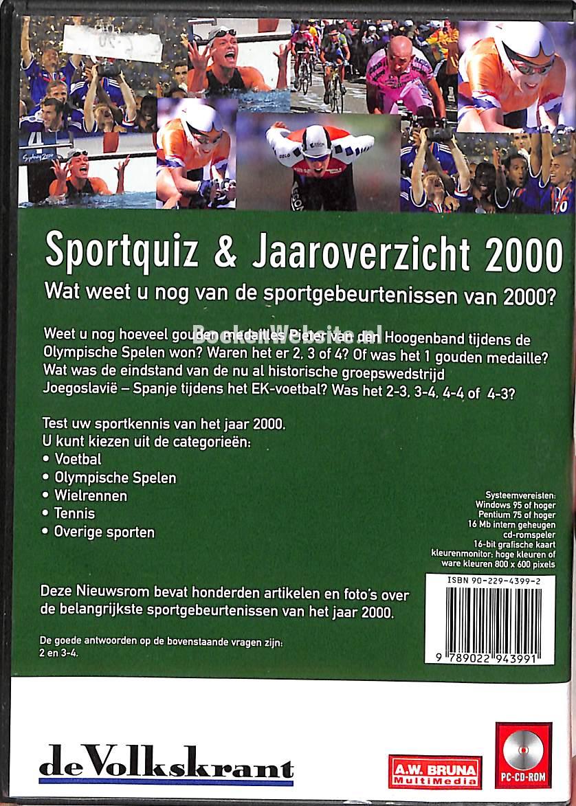 Sportquiz & Jaaroverzicht 2000