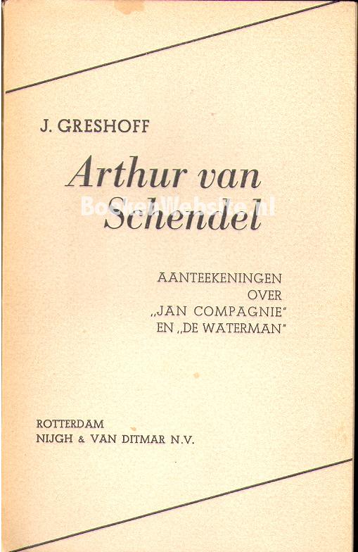 Arthur Van Schendel Greshoff J Boekenwebsitenl