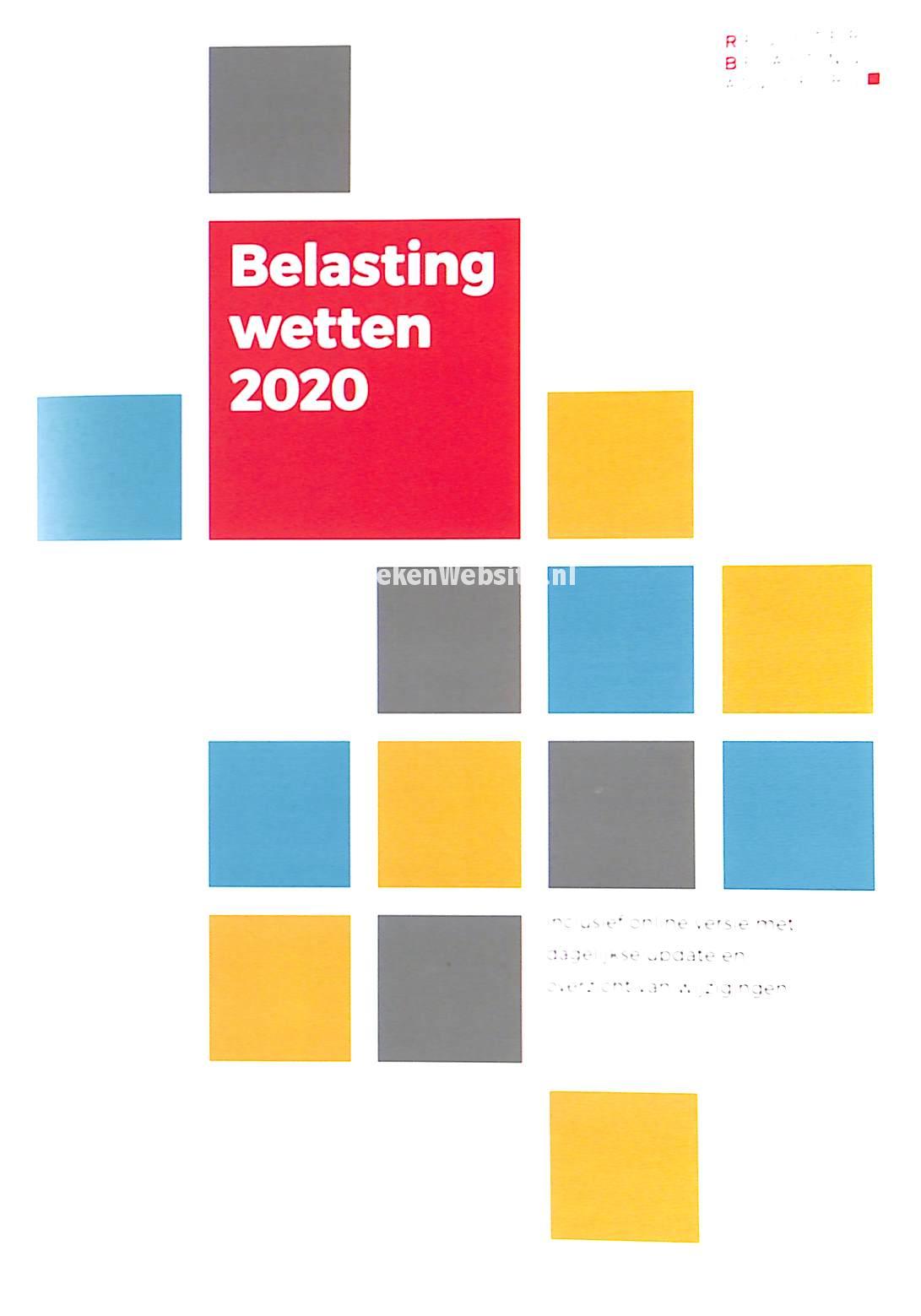 Belastingwetten 2020, Diversen BoekenWebsite.nl