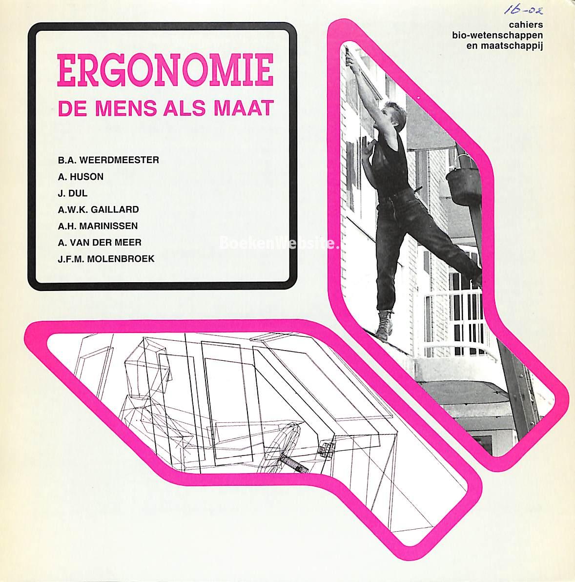 Ergonomie, Weerdmeester B.A. | BoekenWebsite.nl