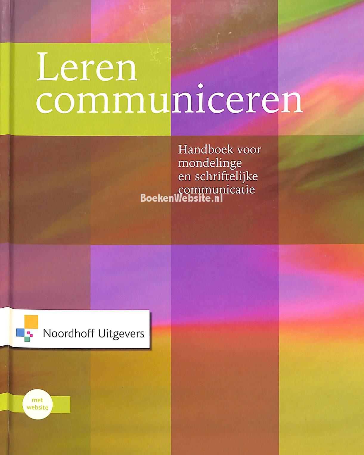 Leren Communiceren, Steehouder Michael | BoekenWebsite.nl