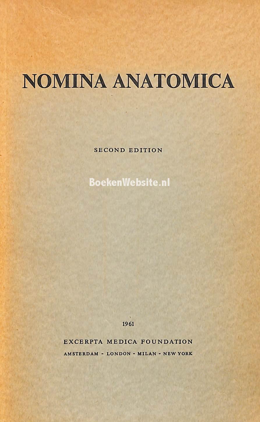 Nomina Anatomica, Diversen | BoekenWebsite.nl