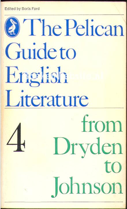 The new pelican guide to english literature boris ford #8