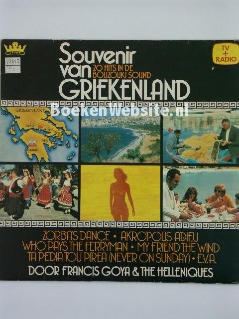 Souvenir van Griekenland 20 hits in de Bouzouki Sound