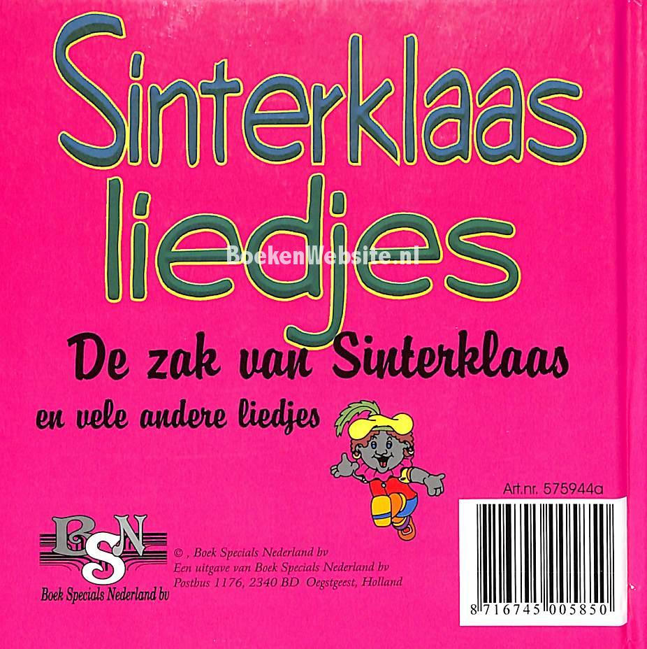 Sinterklaasliedjes, Diversen BoekenWebsite.nl